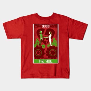 Robo Tarot: The Fool v3 Kids T-Shirt